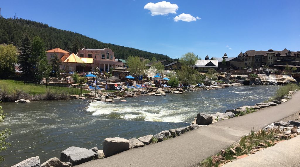  /> <span>The Pagosa Springs Resort, a major tourist attraction in downtown Pagosa Springs. (Staff photo)</span></p>
<p><span>Pagosa Springs was looking to address this housing shortage while helping to redevelop downtown to create a more walkable environment that encourages visitors and locals alike to linger. To achieve that, the town applied and was chosen for technical assistance from Smart Growth America, made possible through an </span><a href=