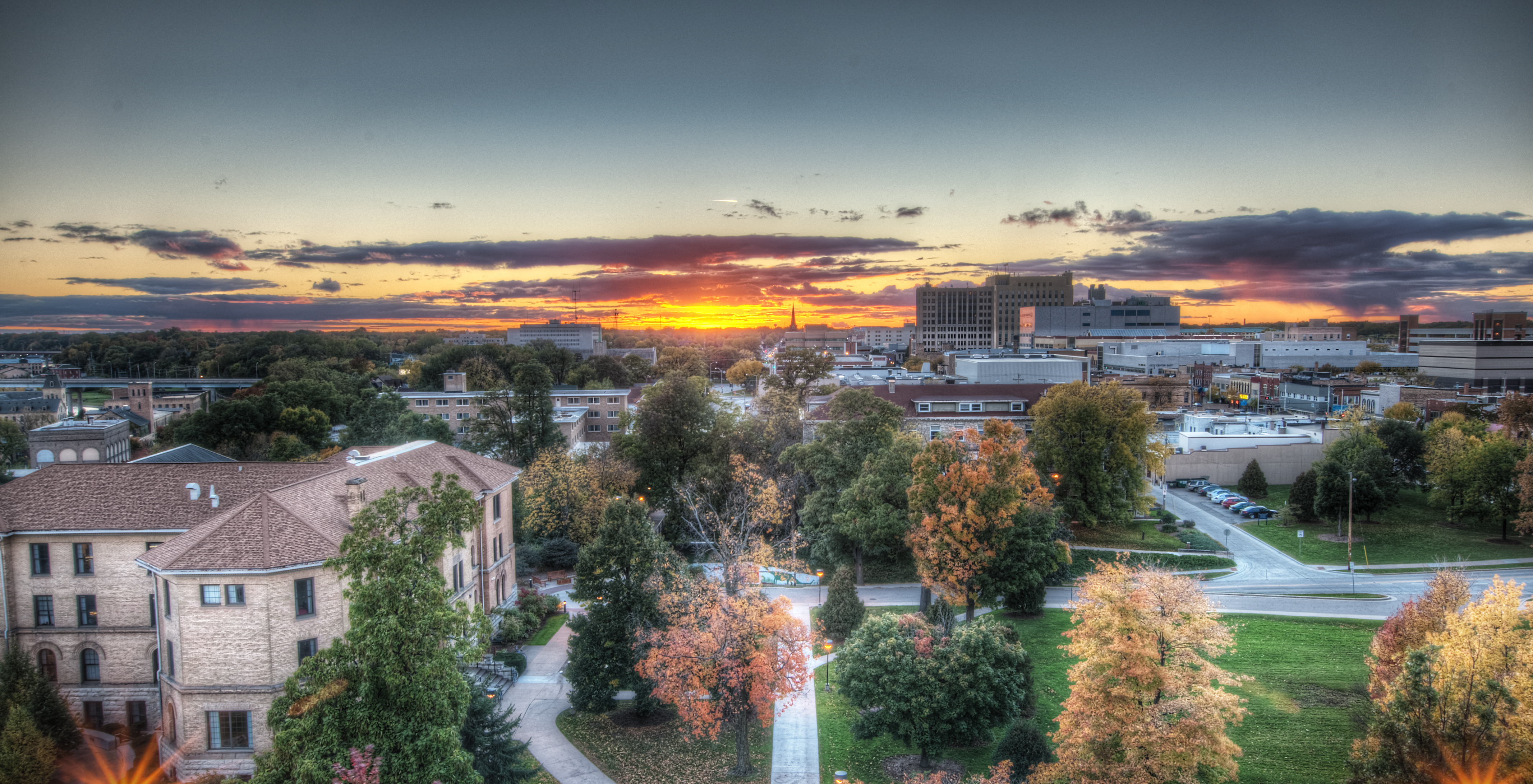  /><span>Lawrence University and downtown Appleton, WI (Photo Credit: Shutter Runner, <a href=