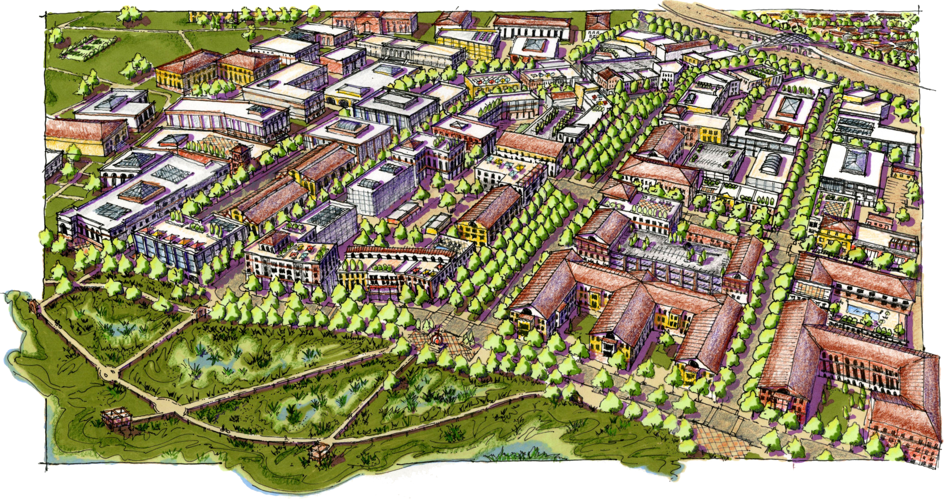  /><span>Rendering of development under a form-based code in Richmond, CA (Image: <a href=