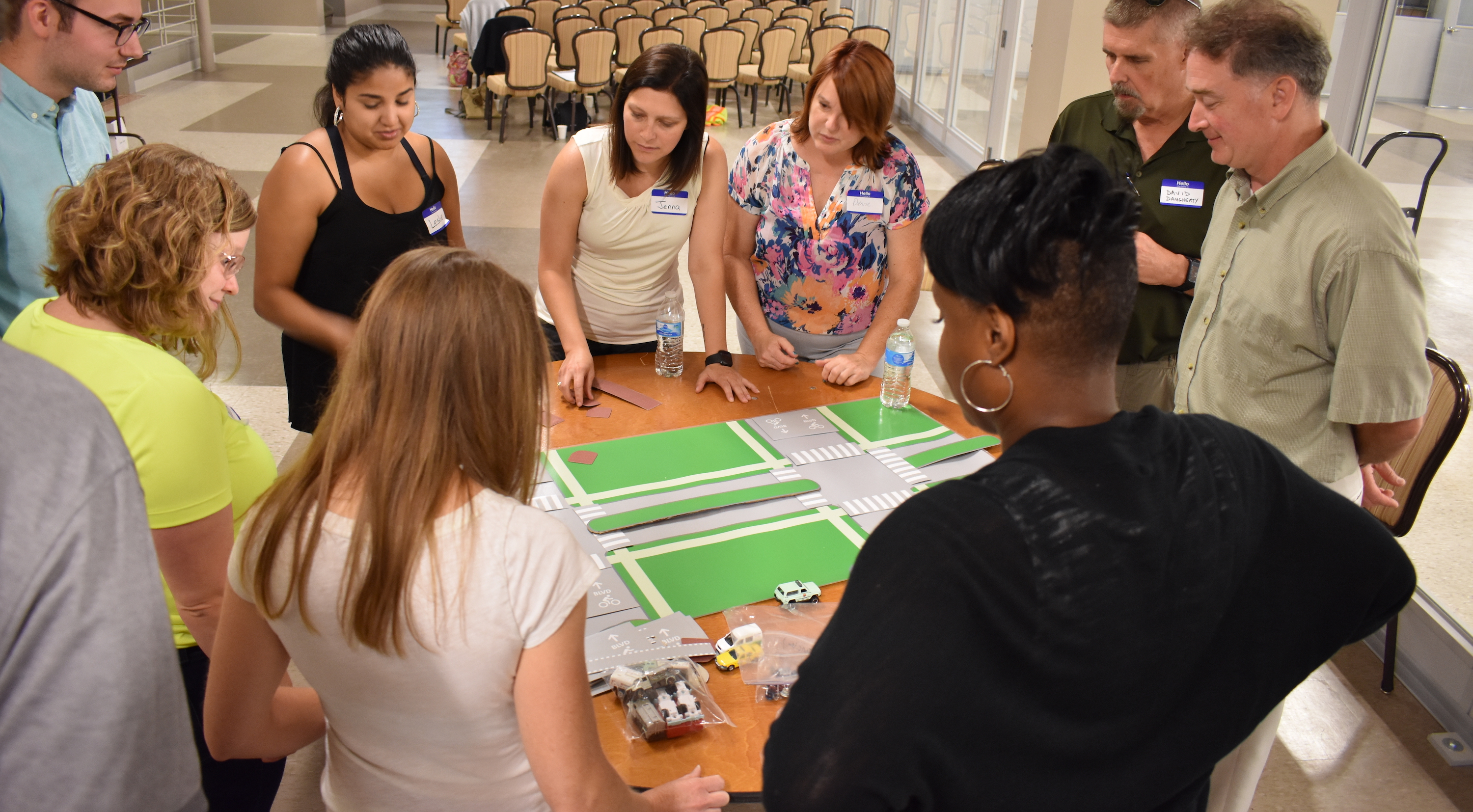  /><span>Burton Planning Services plays a game about traffic calming with participants in an Active Transportation Academy training about Complete Streets.</span></p>
<p><strong>The National Complete Streets Coalition is just that—a coalition—and our success is made possible by our many partner organizations.<a href=