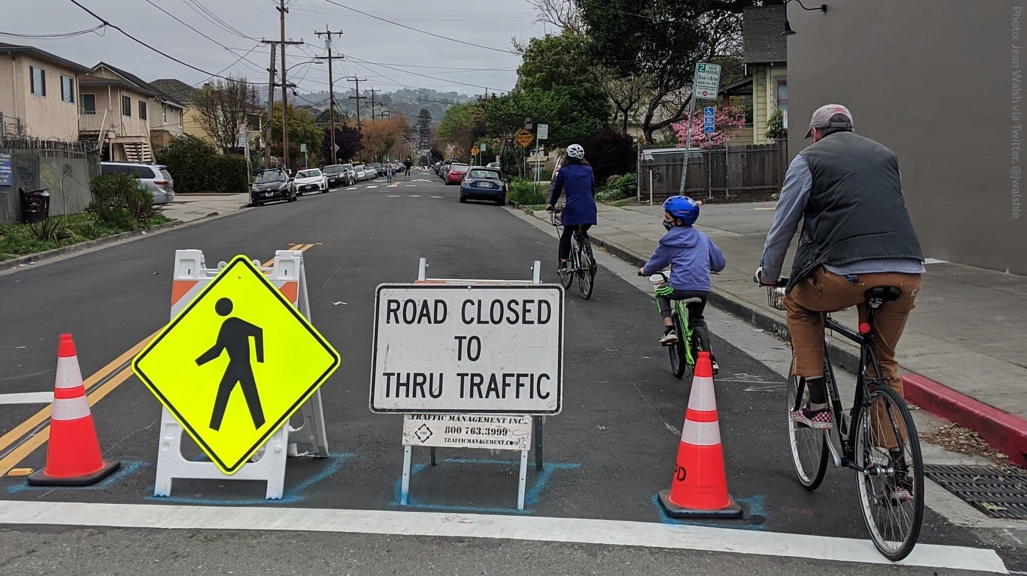  /><br />
<b>Some cities around the country are responding to COVID-19 by opening up more street space for people as traffic has dwindled and more space is needed for people to safely be outside. But could these temporary changes lead to more public space for people even after the immediate threat has subsided? Possibly, but only if cities start acting to realize that future now.</b></p>
<p>Around the country, communities are adapting to a new reality. With many businesses shuttered, schools closed, and people confined to their homes, our streets look a lot different than they did a month ago. Car traffic has evaporated and more people are biking, walking, and rolling down our streets for essential trips, exercise, and fresh air.</p>
<p>The pandemic has also made it obvious how much public space our cities have ceded to cars, and how little space we have left for people. Around the country, calls to close streets to cars and open them to people are growing louder, and some cities are beginning to respond. On Friday, April 10, Oakland announced plans to <a href=