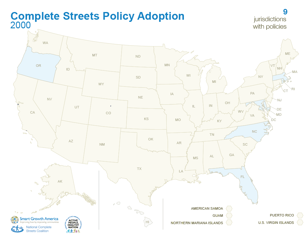  /></figure>
<p><!-- /wp:image --></p>
<p><!-- wp:paragraph --></p>
<p><span>It’s been a few years since we last wrote this report back in 2018, and we know that communities have continued to pass, update, and implement Complete Streets policies because by the end of 2020 nearly </span><a href=